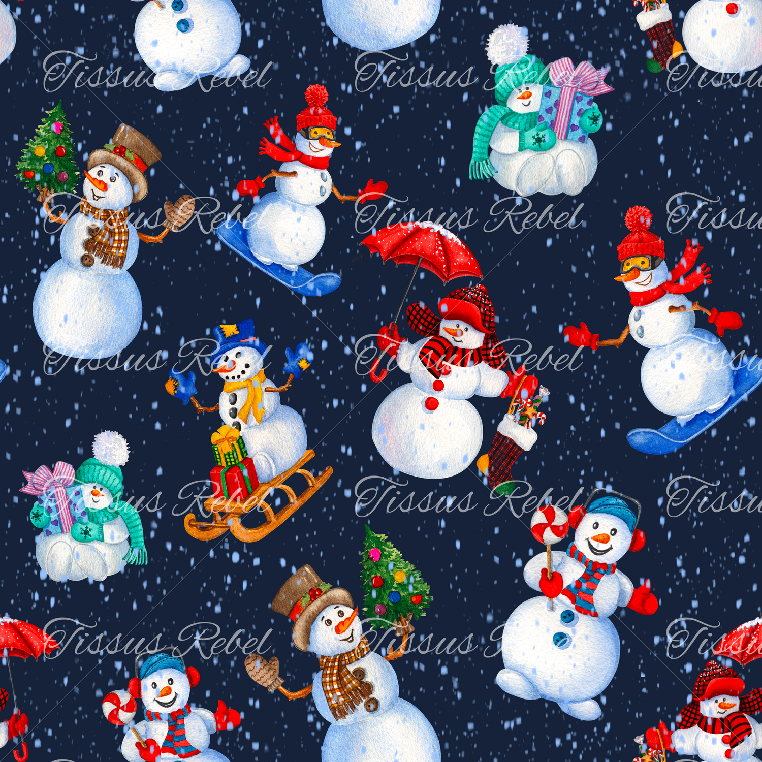 Tissus Motifs - French Terry Bambou