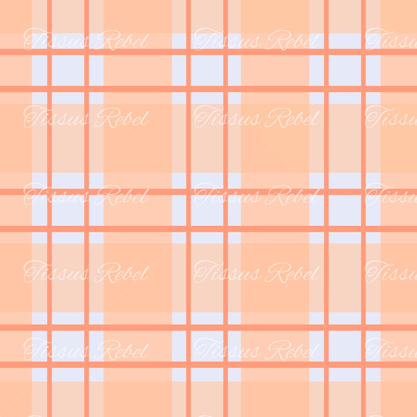 Plaid Corail